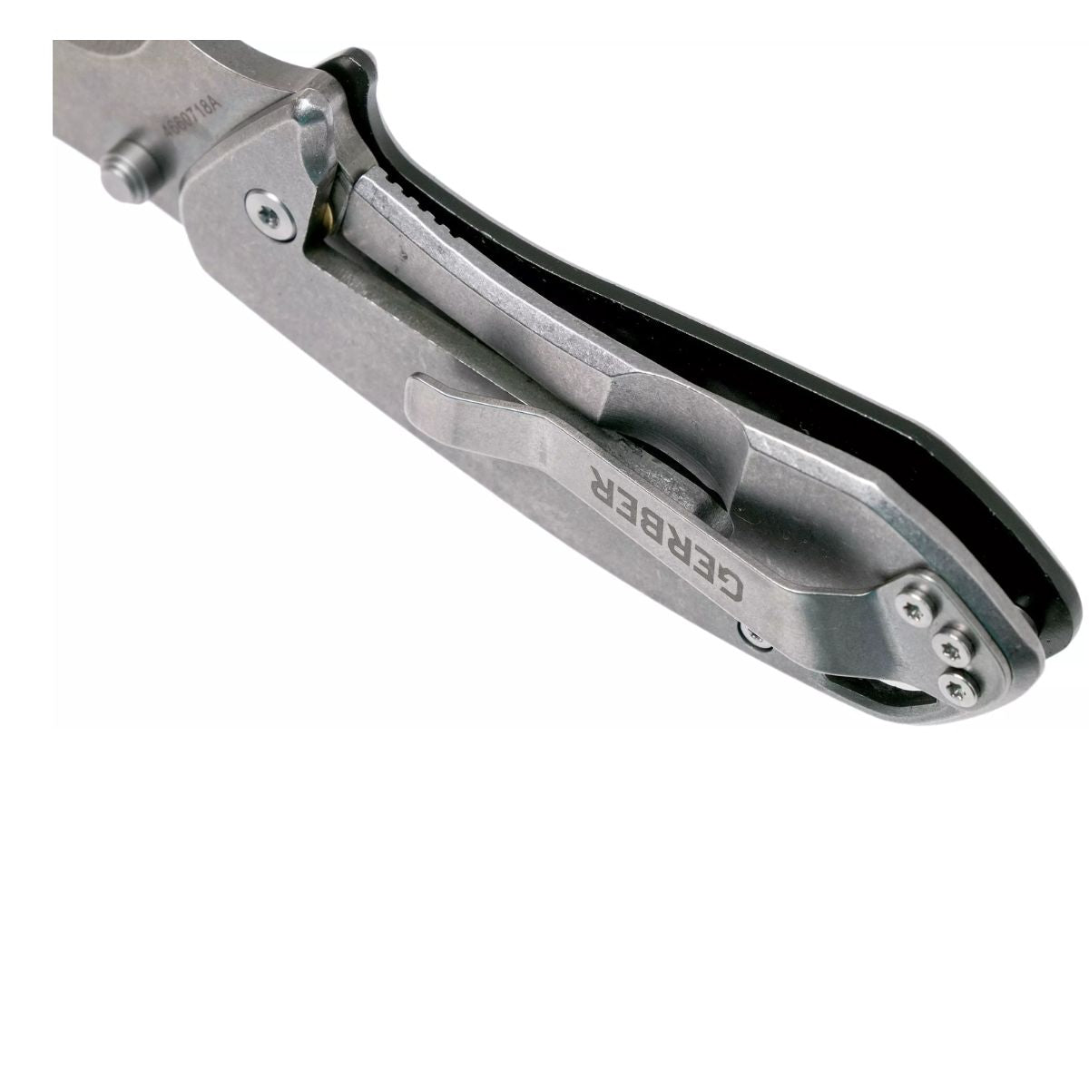 Gerber Kettlebell Clip Folding Knife - Grey | OutdoorTravelGear.com