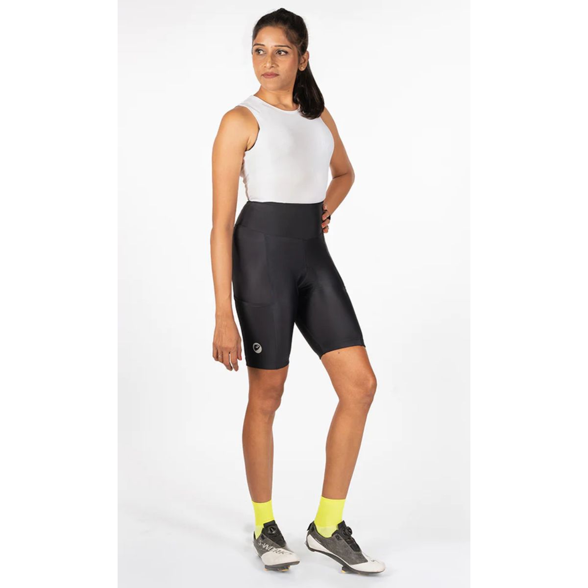 Black cycling 2025 shorts ladies